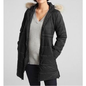 GAP MATERNITY ColdControl Puffer Coat with Detachable Hood